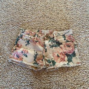 Current/Elliott Floral Shorts